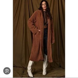 12th Tribe Brown Teddy Jacket